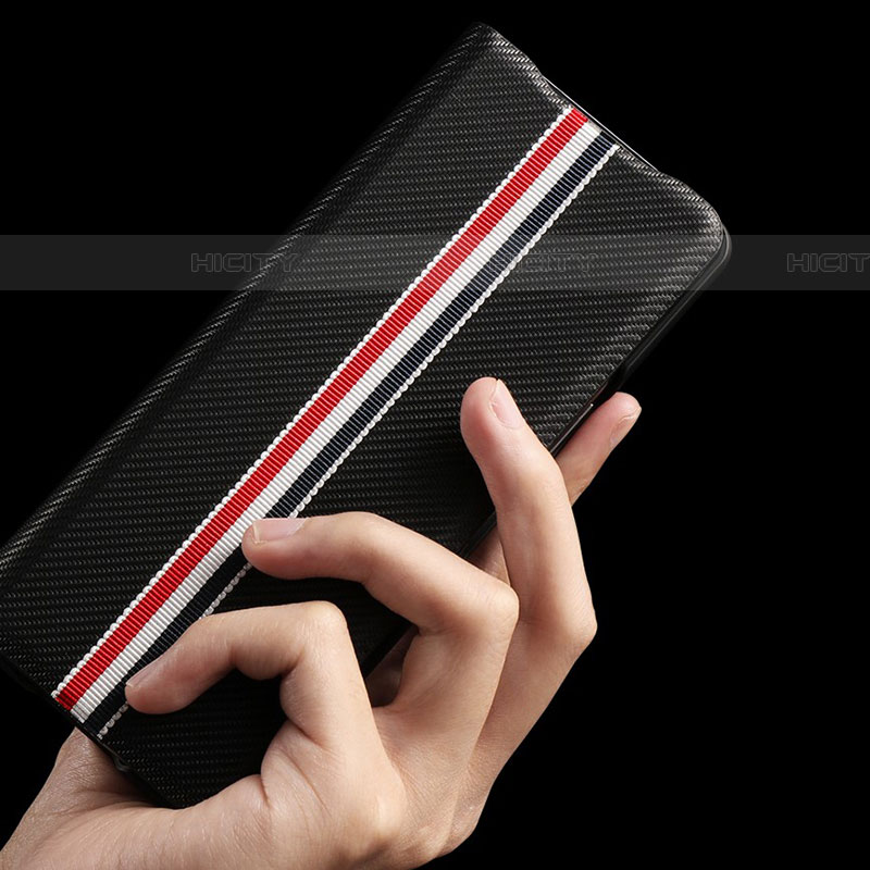 Coque Luxe Cuir et Plastique Housse Etui Mat S09 pour Samsung Galaxy Z Fold4 5G Plus