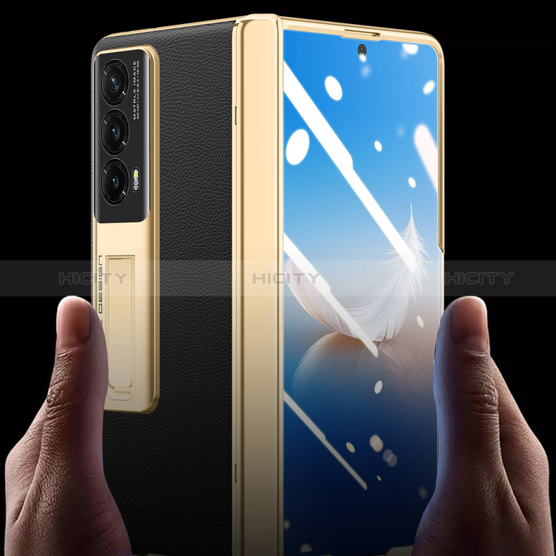 Coque Luxe Cuir et Plastique Housse Etui Mat ZL7 pour Huawei Honor Magic Vs2 5G Plus