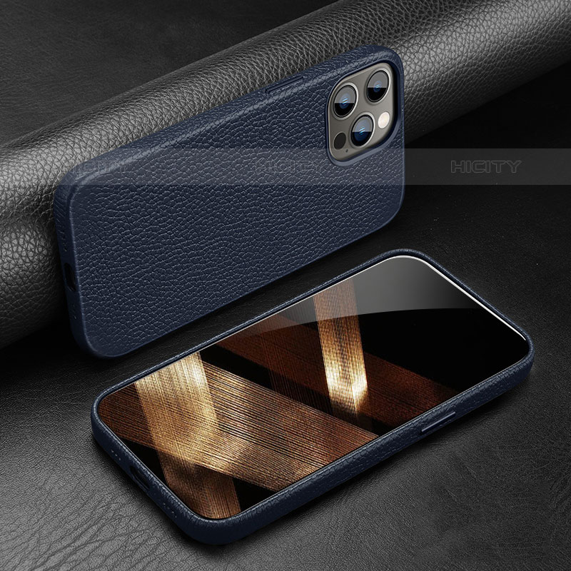 Coque Luxe Cuir Housse Etui A03 pour Apple iPhone 15 Pro Plus