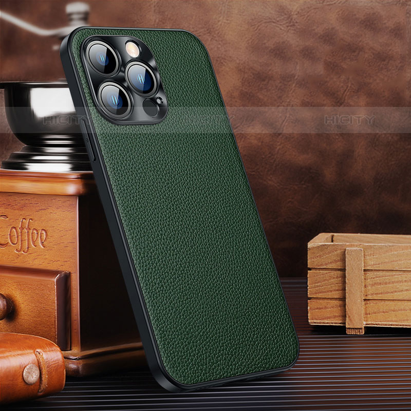 Coque Luxe Cuir Housse Etui A11 pour Apple iPhone 15 Pro Plus