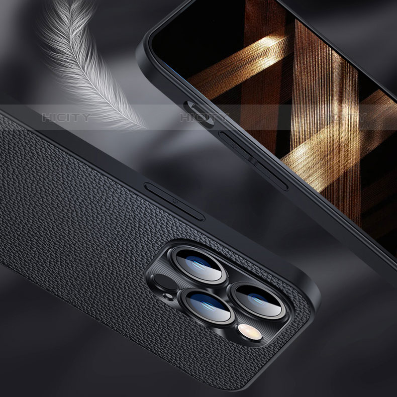 Coque Luxe Cuir Housse Etui A11 pour Apple iPhone 15 Pro Plus
