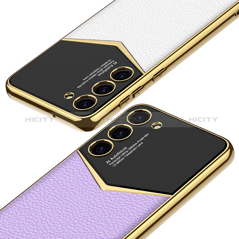 Coque Luxe Cuir Housse Etui AC4 pour Samsung Galaxy S21 5G Plus