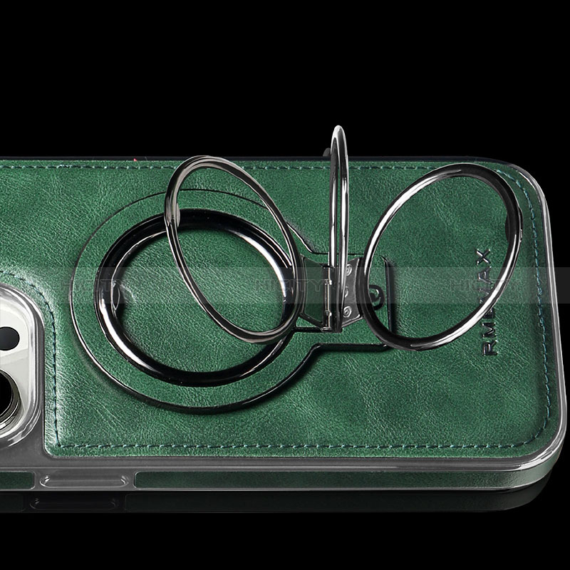 Coque Luxe Cuir Housse Etui avec Mag-Safe Magnetic Magnetique JD1 pour Apple iPhone 14 Pro Plus