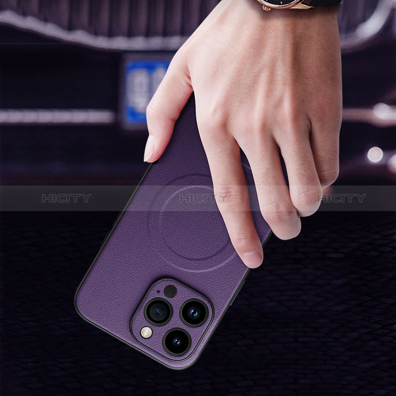 Coque Luxe Cuir Housse Etui avec Mag-Safe Magnetic Magnetique LD1 pour Apple iPhone 13 Plus