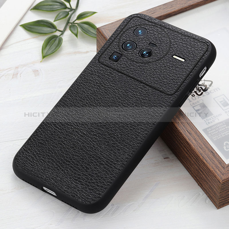 Coque Luxe Cuir Housse Etui B02H pour Vivo X80 Pro 5G Plus