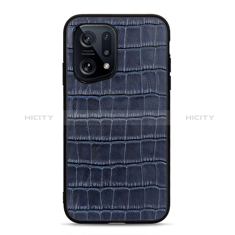 Coque Luxe Cuir Housse Etui B04H pour Oppo Find X5 5G Plus