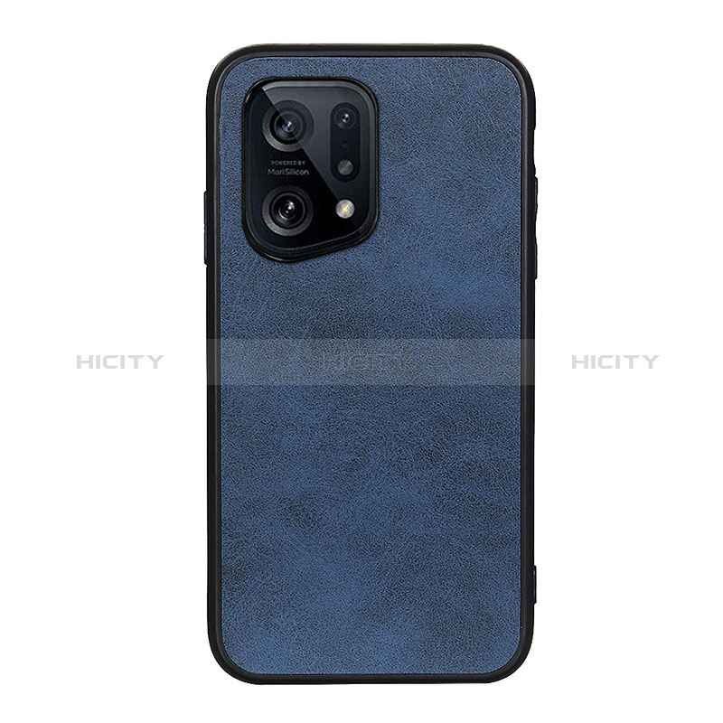 Coque Luxe Cuir Housse Etui B08H pour Oppo Find X5 5G Plus