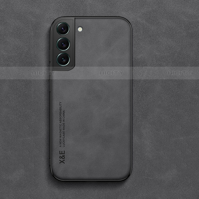 Coque Luxe Cuir Housse Etui C02 pour Samsung Galaxy S23 5G Noir Plus