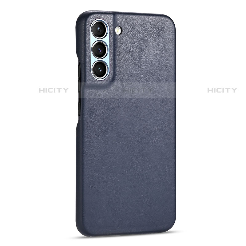 Coque Luxe Cuir Housse Etui C05 pour Samsung Galaxy S23 5G Bleu Plus