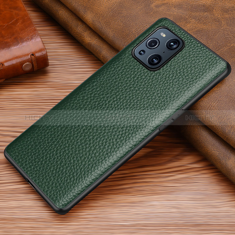 Coque Luxe Cuir Housse Etui DL1 pour Oppo Find X3 5G Plus