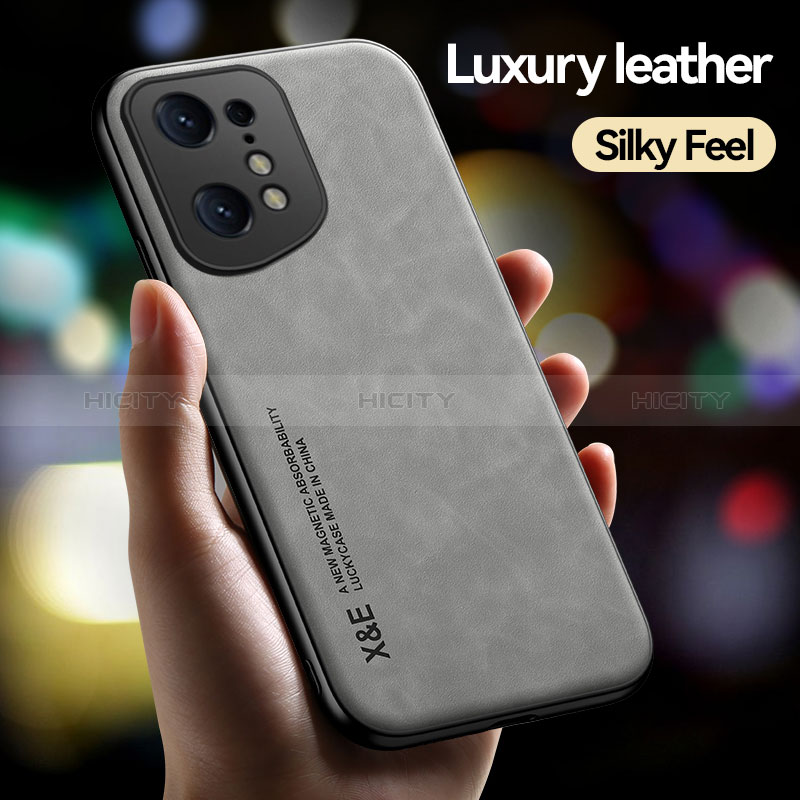 Coque Luxe Cuir Housse Etui DY2 pour Oppo Find X5 5G Plus