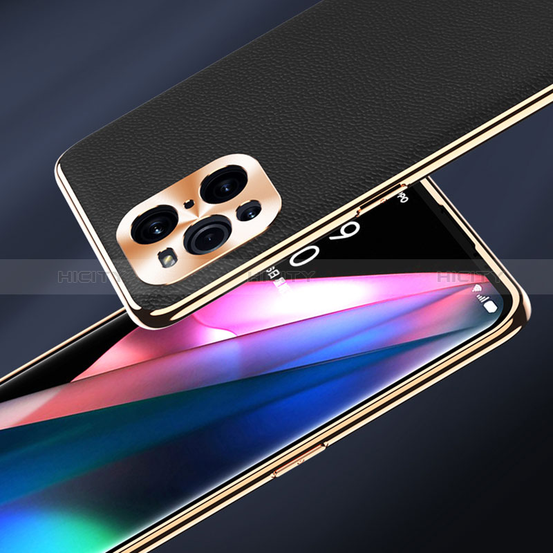 Coque Luxe Cuir Housse Etui GS1 pour Oppo Find X3 5G Plus