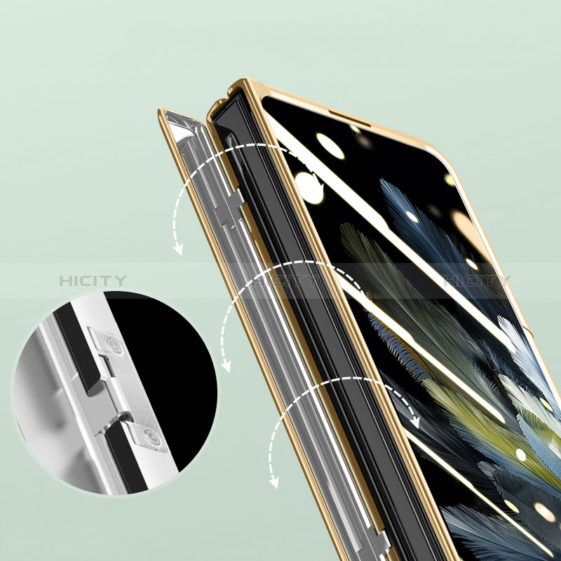 Coque Luxe Cuir Housse Etui GS5 pour OnePlus Open 5G Plus