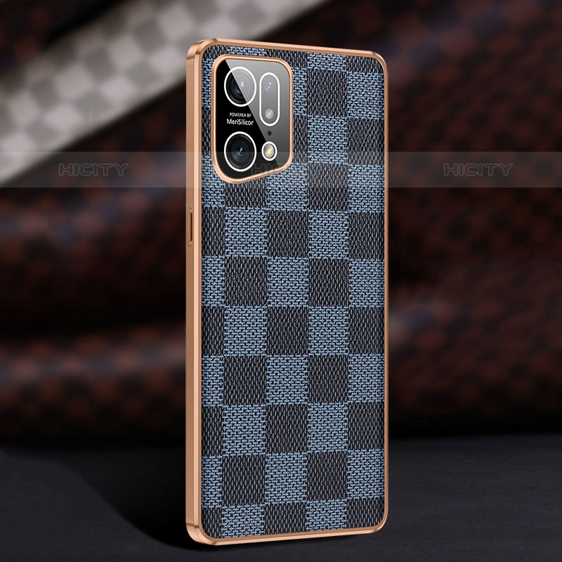 Coque Luxe Cuir Housse Etui JB1 pour Oppo Find X5 Pro 5G Plus