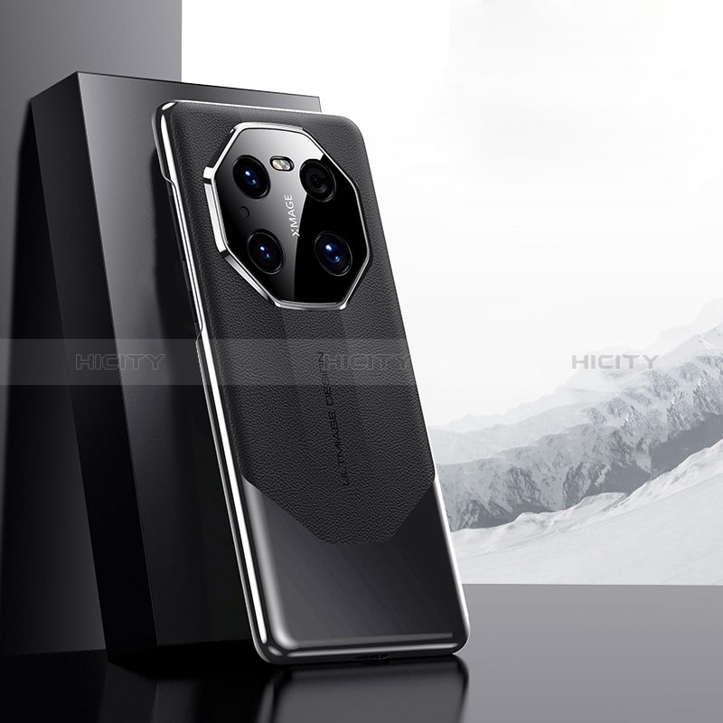 Coque Luxe Cuir Housse Etui JB2 pour Huawei Mate 40 Pro Noir Plus