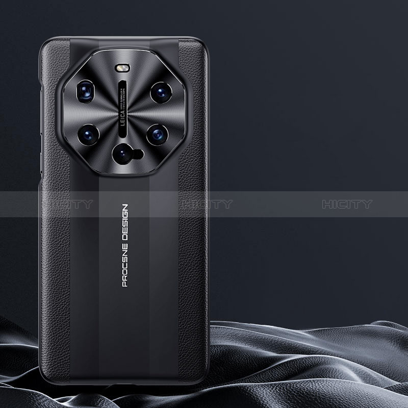 Coque Luxe Cuir Housse Etui JB2 pour Huawei Mate 40 RS Noir Plus