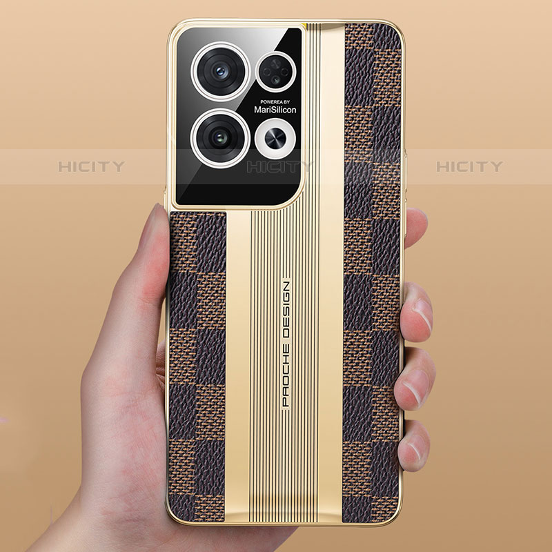 Coque Luxe Cuir Housse Etui JB4 pour Oppo Reno8 5G Plus