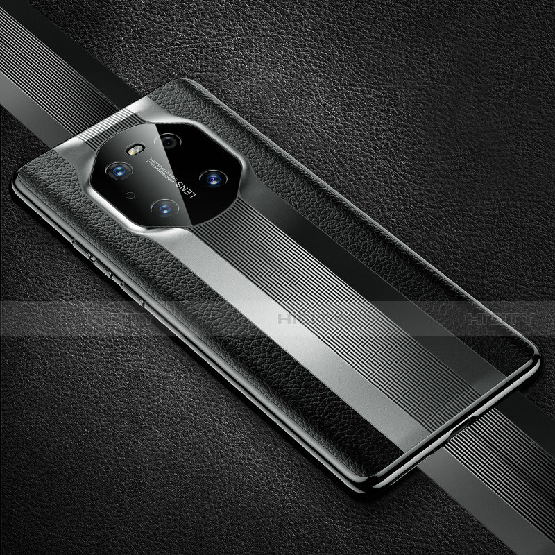 Coque Luxe Cuir Housse Etui K01 pour Huawei Mate 40E Pro 4G Noir Plus