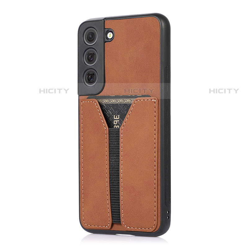 Coque Luxe Cuir Housse Etui M02T pour Samsung Galaxy S22 Plus 5G Plus