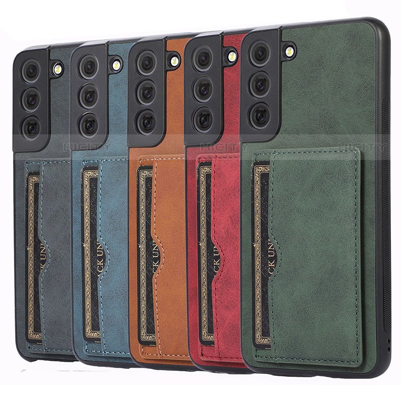 Coque Luxe Cuir Housse Etui M03T pour Samsung Galaxy S22 5G Plus