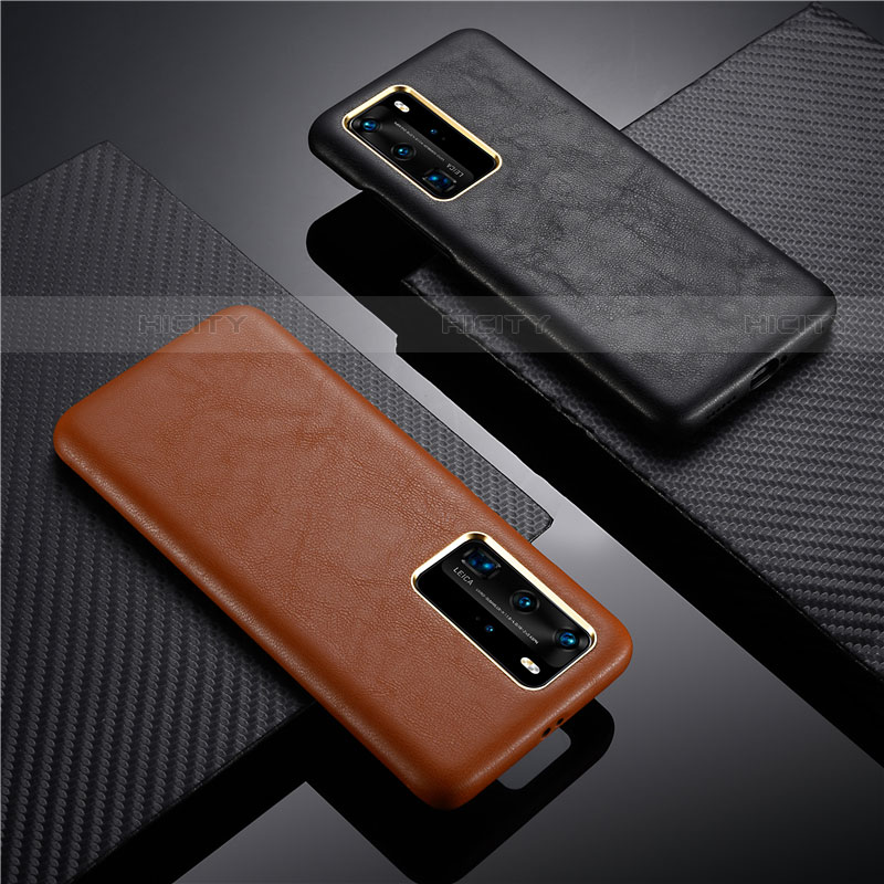 Coque Luxe Cuir Housse Etui N05 pour Huawei P40 Pro Plus