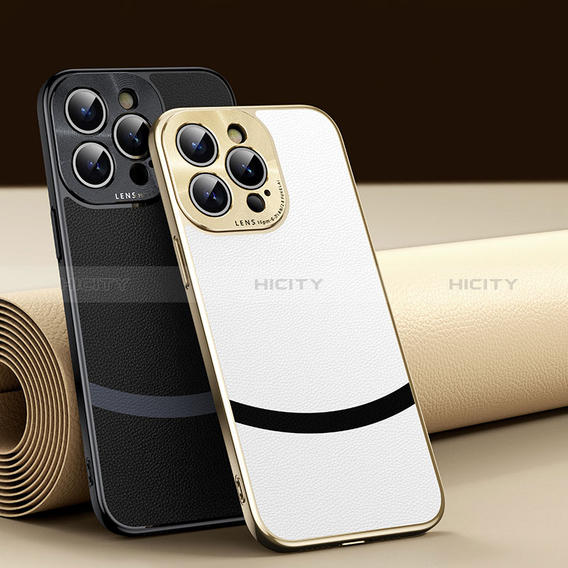 Coque Luxe Cuir Housse Etui PD2 pour Apple iPhone 15 Pro Plus