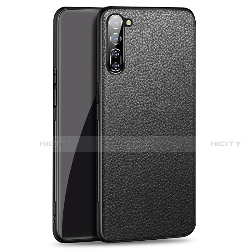 Coque Luxe Cuir Housse Etui pour Oppo F15 Plus