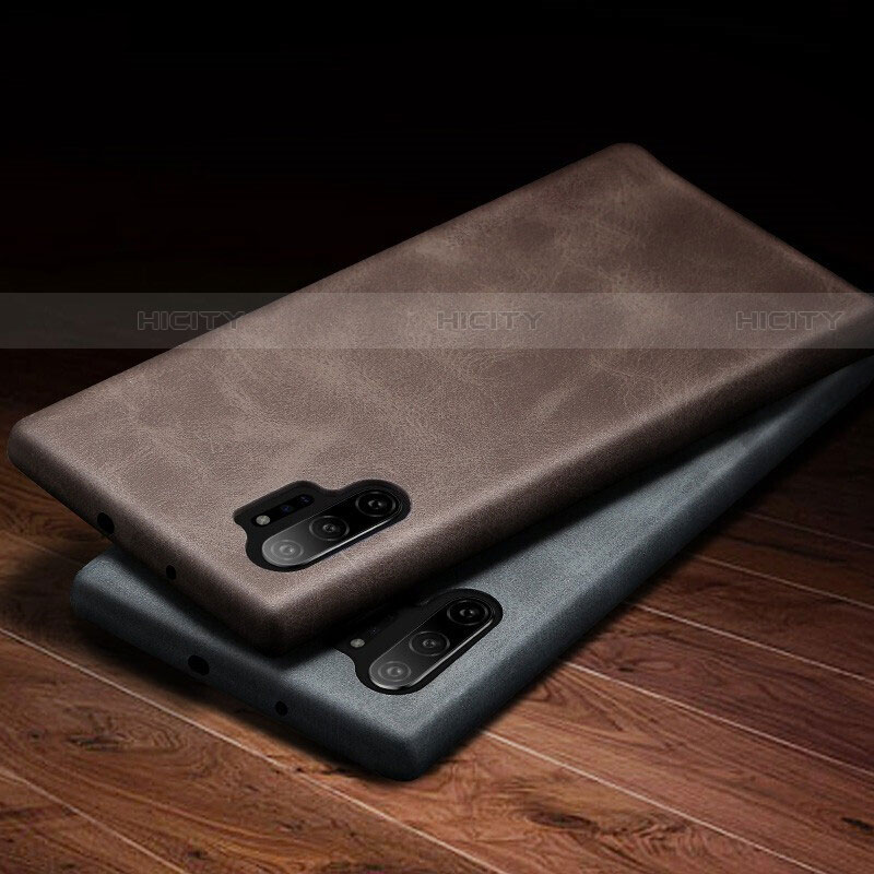 Coque Luxe Cuir Housse Etui pour Samsung Galaxy Note 10 Plus 5G Plus