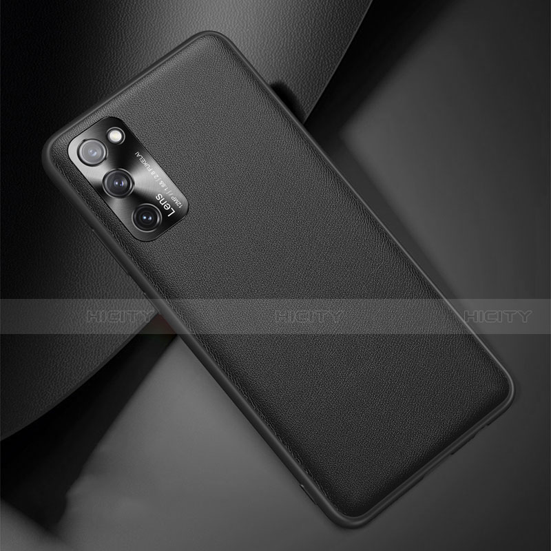 Coque Luxe Cuir Housse Etui pour Samsung Galaxy S20 FE (2022) 5G Noir Plus