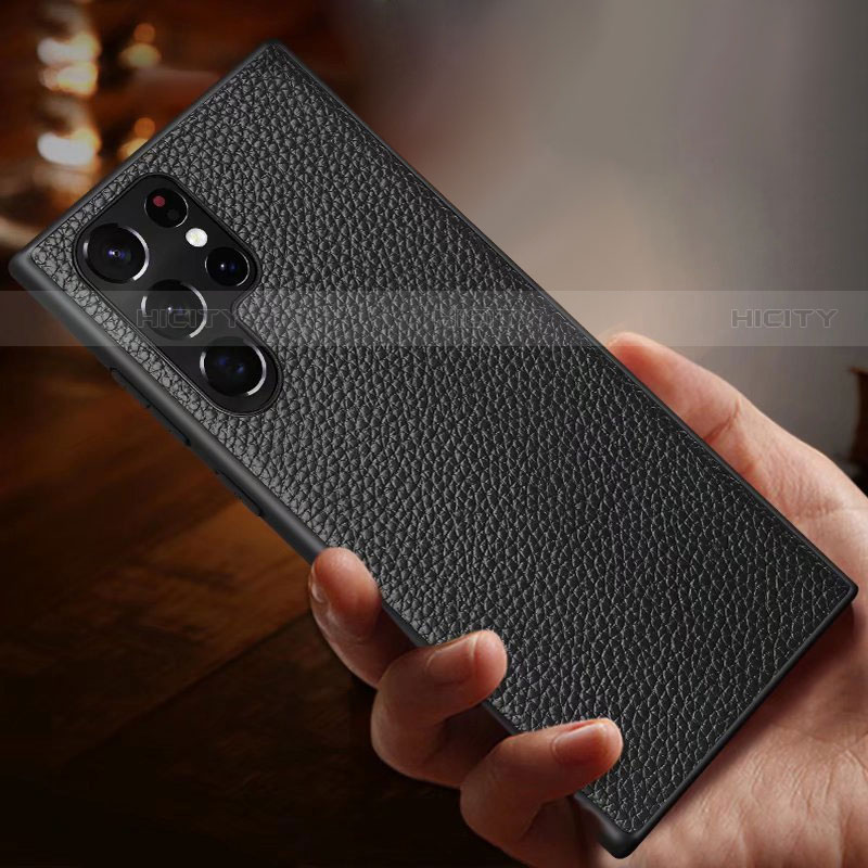 Coque Luxe Cuir Housse Etui pour Samsung Galaxy S22 Ultra 5G Plus