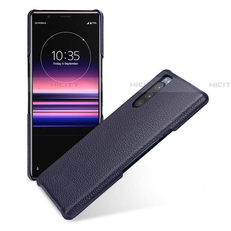 Coque Luxe Cuir Housse Etui pour Sony Xperia 5 Plus