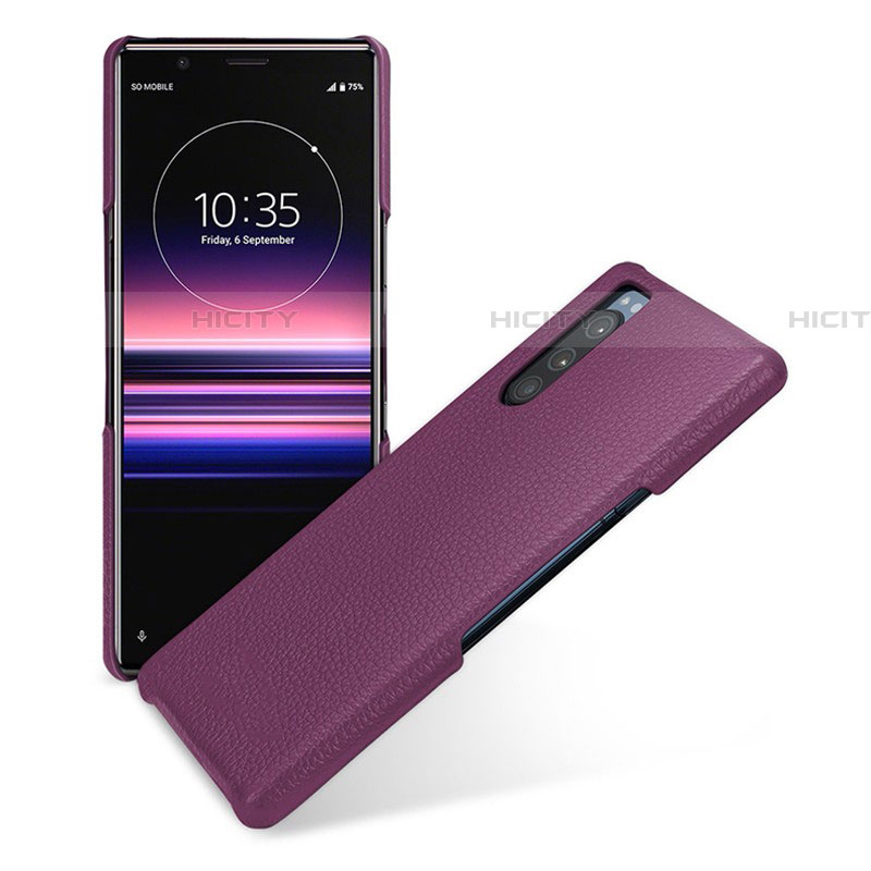 Coque Luxe Cuir Housse Etui pour Sony Xperia 5 Plus
