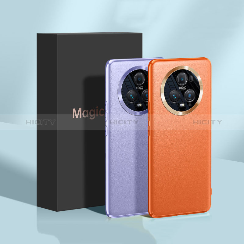Coque Luxe Cuir Housse Etui QK1 pour Huawei Honor Magic5 Pro 5G Plus