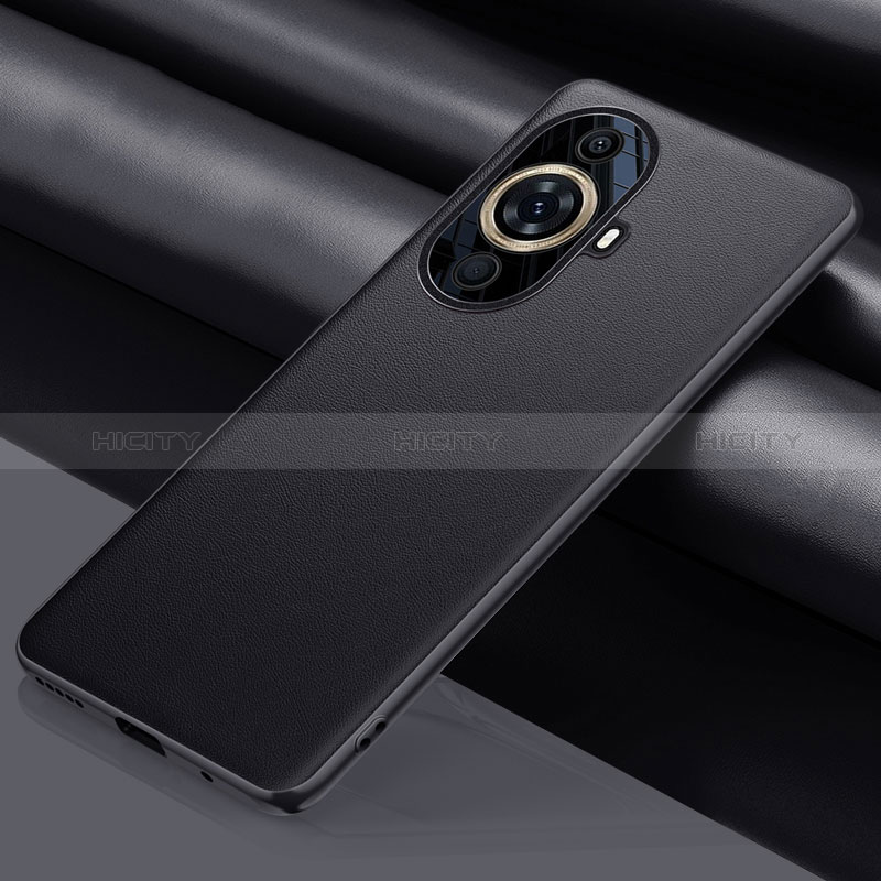 Coque Luxe Cuir Housse Etui QK1 pour Huawei Nova 11 Pro Noir Plus