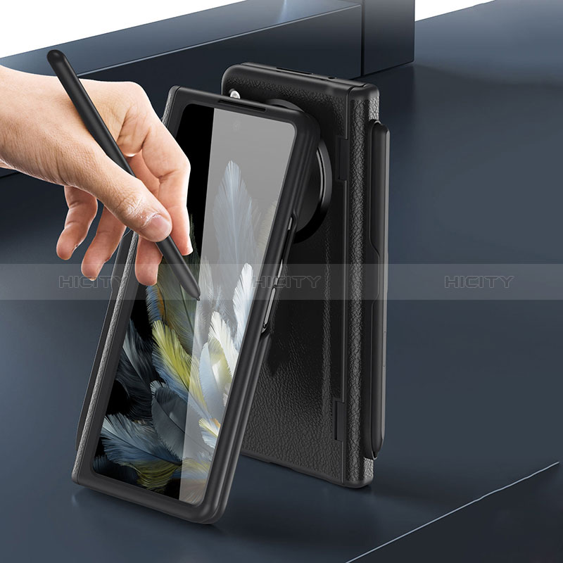 Coque Luxe Cuir Housse Etui QK2 pour OnePlus Open 5G Plus