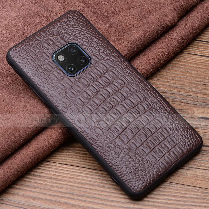 Coque Luxe Cuir Housse Etui R01 pour Huawei Mate 20 Pro Plus
