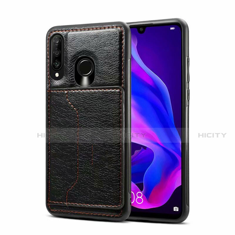 Coque Luxe Cuir Housse Etui R01 pour Huawei P30 Lite New Edition Plus