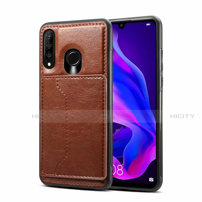 Coque Luxe Cuir Housse Etui R01 pour Huawei P30 Lite New Edition Plus