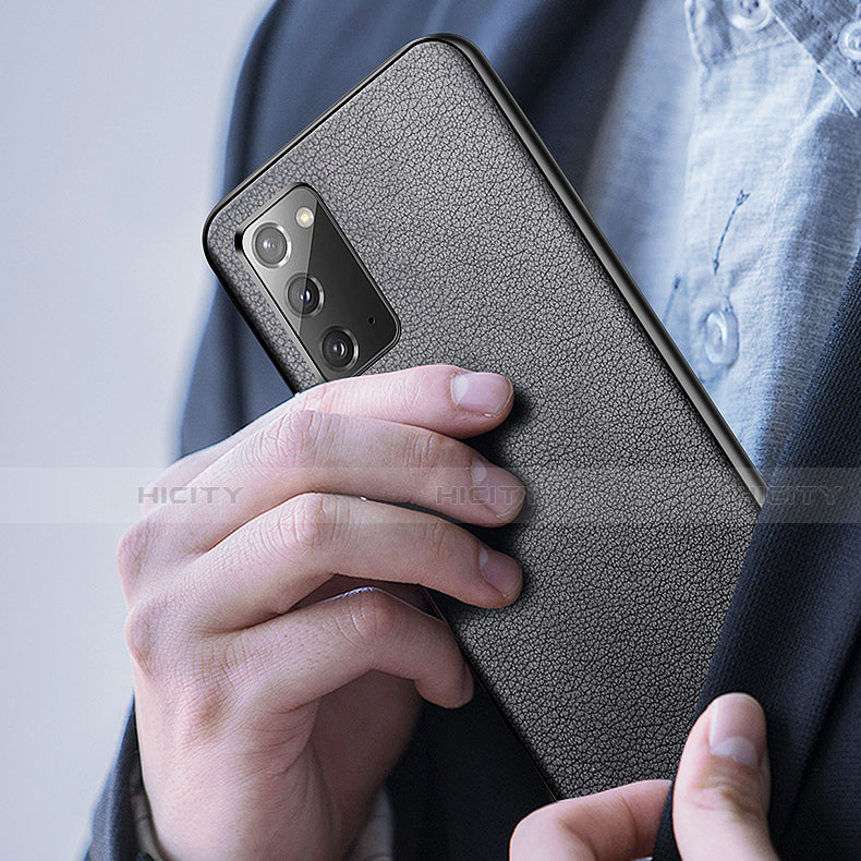 Coque Luxe Cuir Housse Etui R04 pour Samsung Galaxy Note 20 5G Plus