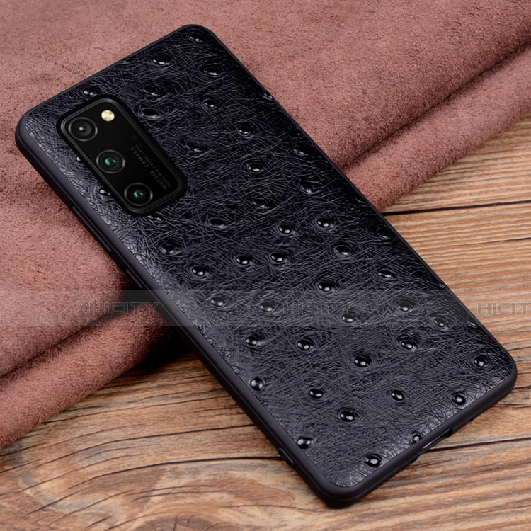 Coque Luxe Cuir Housse Etui R07 pour Huawei Honor View 30 5G Plus