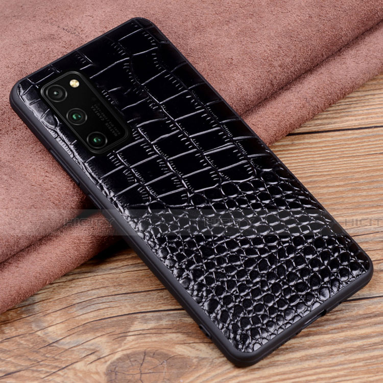 Coque Luxe Cuir Housse Etui R08 pour Huawei Honor View 30 5G Plus