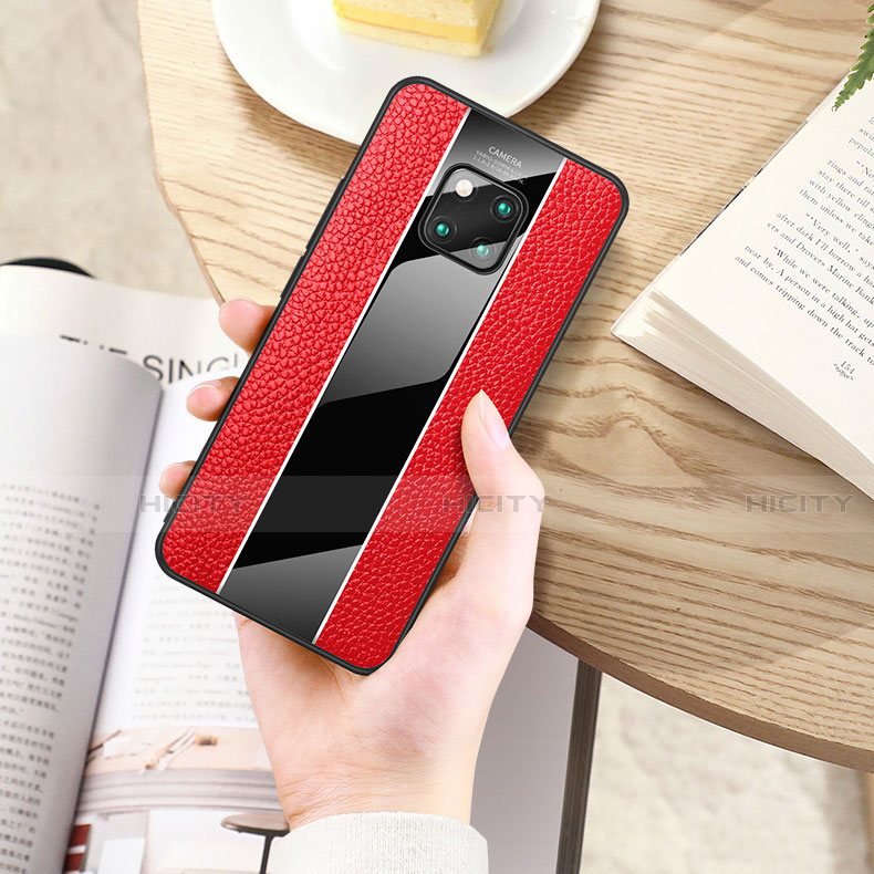 Coque Luxe Cuir Housse Etui S01 pour Huawei Mate 20 Pro Plus