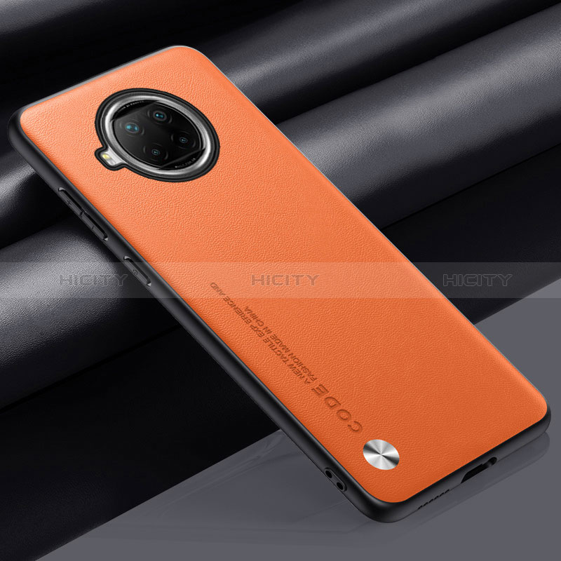 Coque Luxe Cuir Housse Etui S01 pour Xiaomi Mi 10T Lite 5G Orange Plus