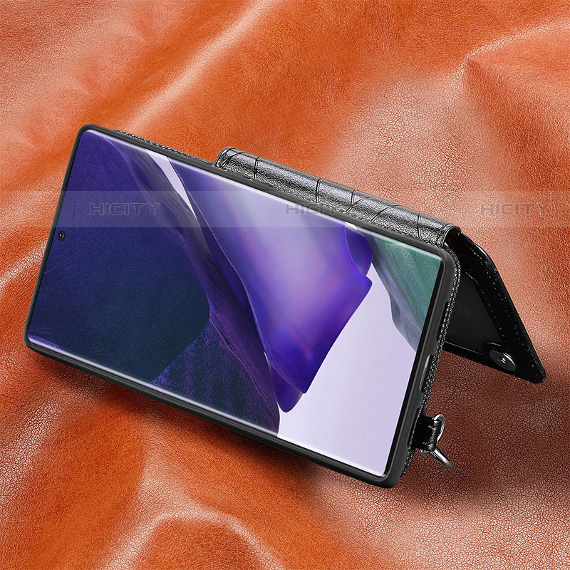 Coque Luxe Cuir Housse Etui S01D pour Samsung Galaxy S22 Ultra 5G Plus