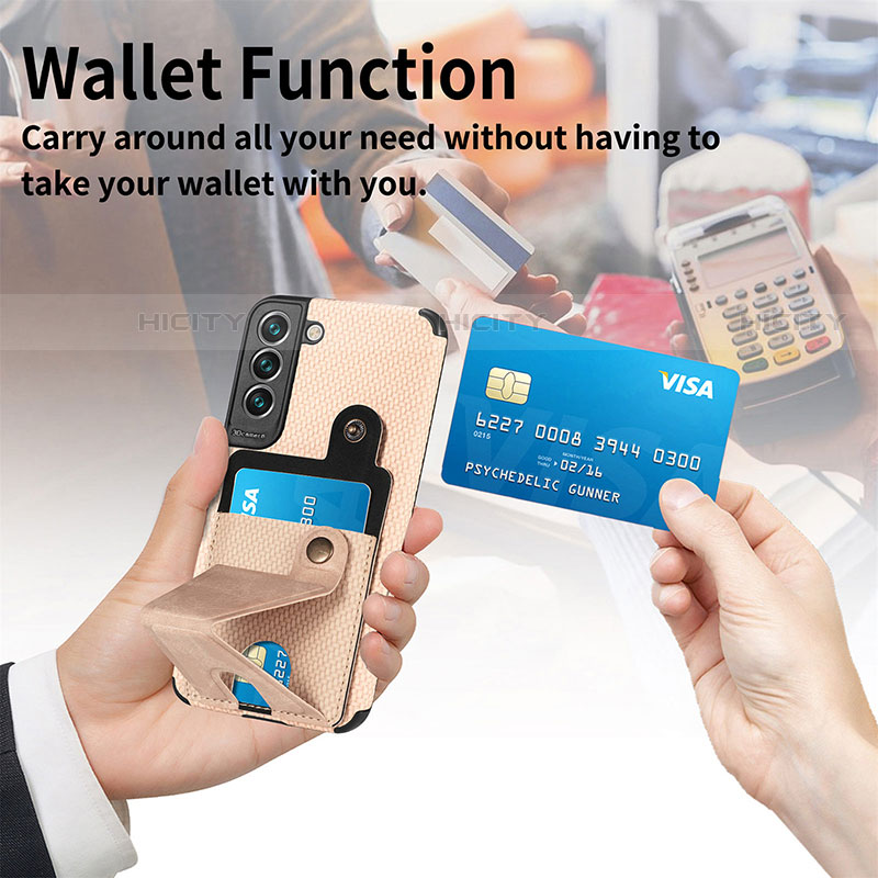 Coque Luxe Cuir Housse Etui S01D pour Samsung Galaxy S23 5G Plus