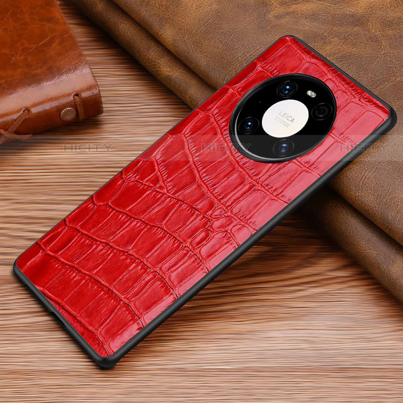 Coque Luxe Cuir Housse Etui S02 pour Huawei Mate 40 Pro Plus