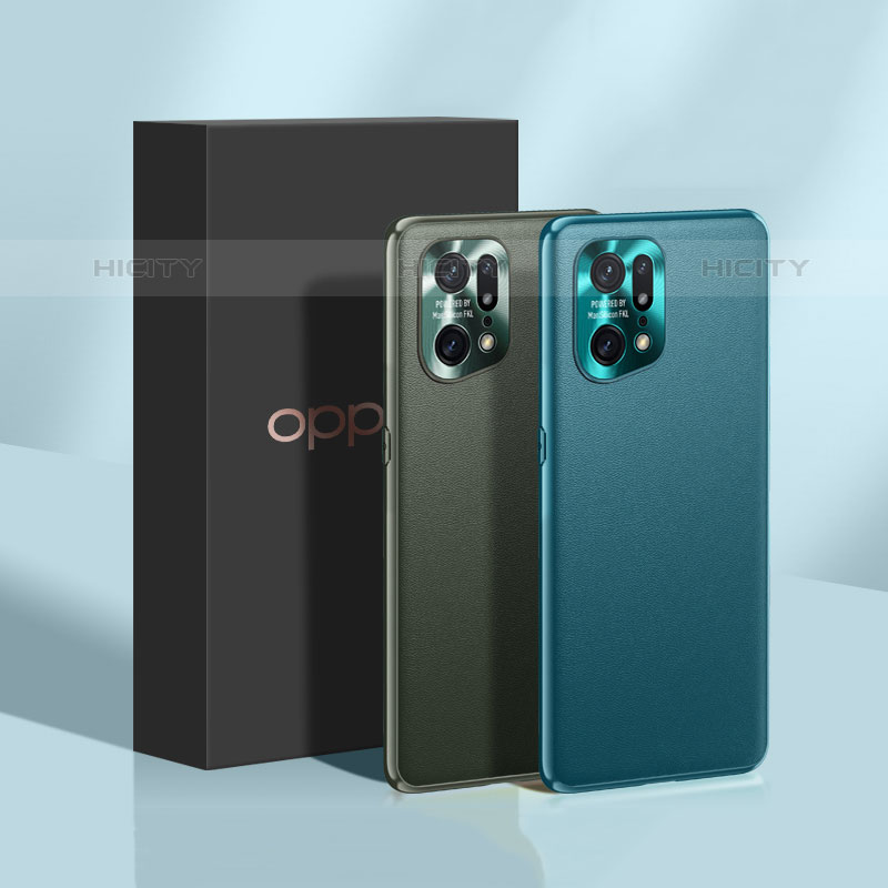 Coque Luxe Cuir Housse Etui S02 pour Oppo Find X5 Pro 5G Plus