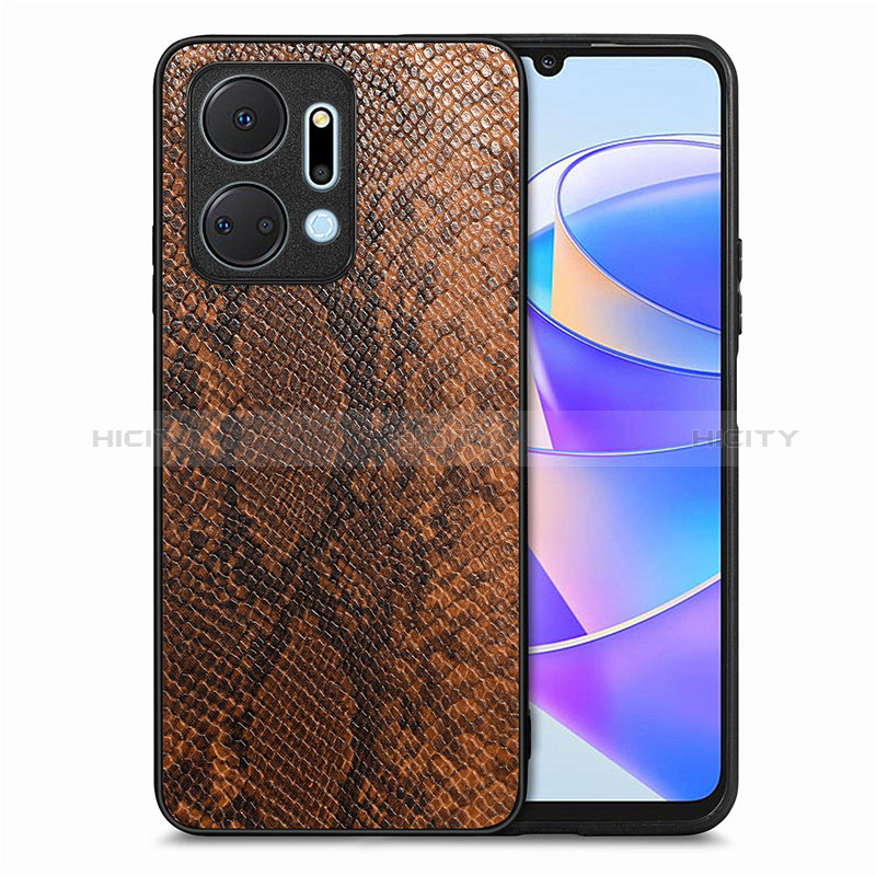 Coque Luxe Cuir Housse Etui S02D pour Huawei Honor X7a Plus