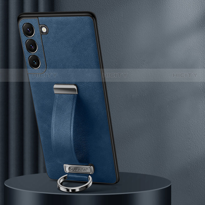 Coque Luxe Cuir Housse Etui S06 pour Samsung Galaxy S21 5G Plus
