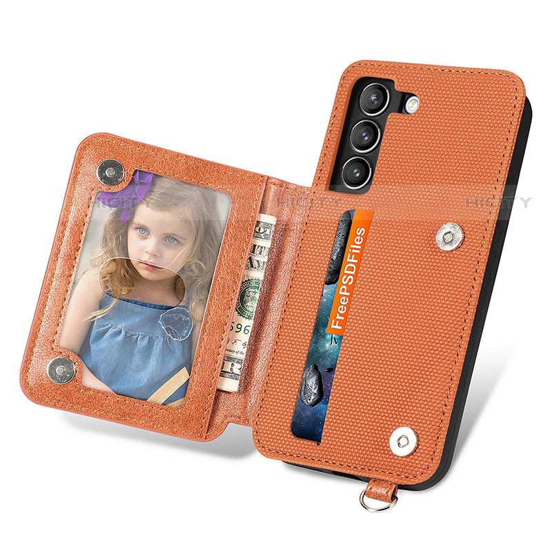 Coque Luxe Cuir Housse Etui S08D pour Samsung Galaxy S21 Plus 5G Plus